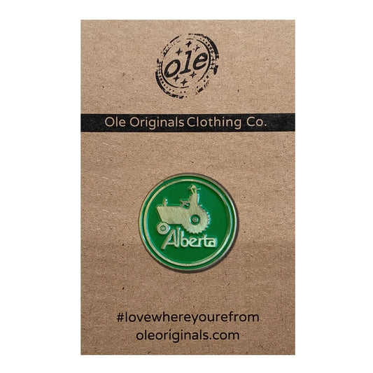Alberta Tractor Enamel Pin
