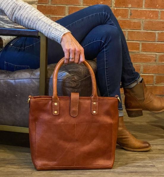 Bag, Peoria Leather Handbag