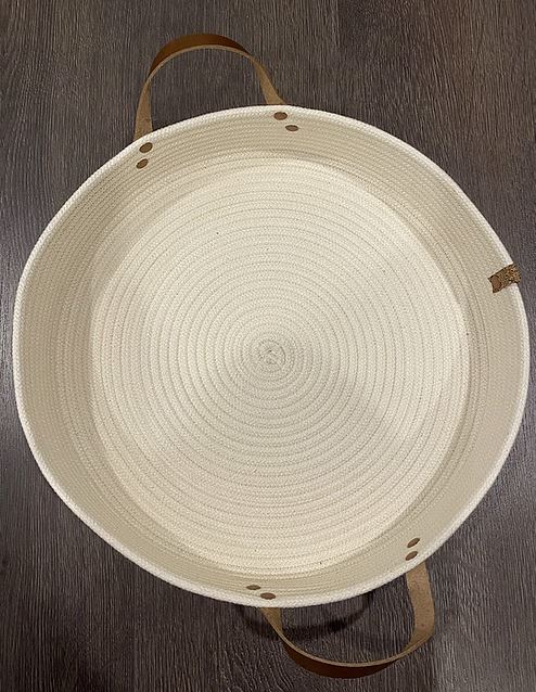 Rope Tray with Wooden Insert, Charcuterie
