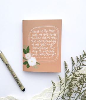 Mini Journal, Trust in the Lord
