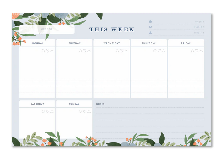Weekly Planner Desk Notepad