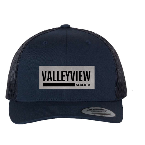 Valleyview Hat - Navy Snapback with Patch